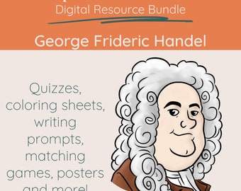 Handel Composer Bundle // Composer of the Month // Music Education Resources // Music History