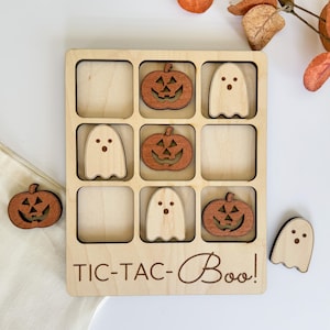 Halloween Tic-Tac-Toe Board Game