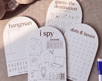Airport Dry Erase Busy Bag | Kids Travel Games