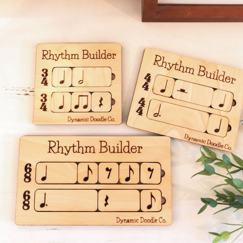 Rhythm Builder//teacher tools//music education//piano teachers//elementary music//music theory image 6
