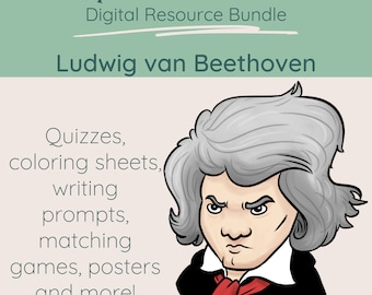 Beethoven Composer Bundle // Composer of the Month // Music Education Resources // Music History