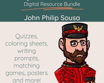 Sousa Composer Bundle // Composer of the Month // Music Education Resources // Music History