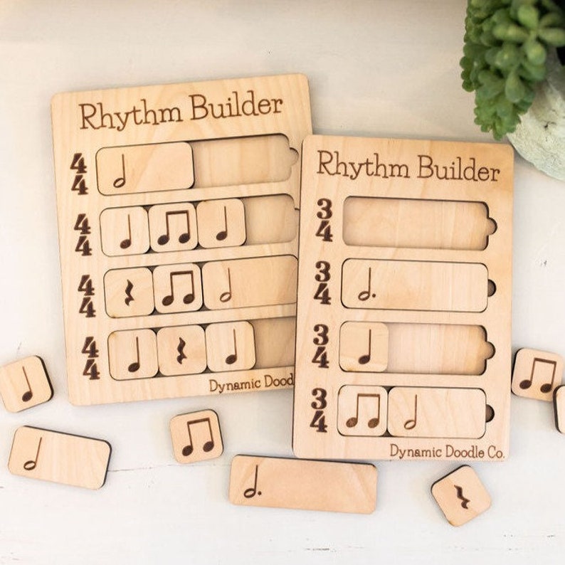 Rhythm Builder//teacher tools//music education//piano teachers//elementary music//music theory image 1