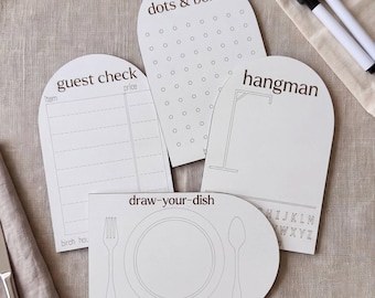 Restaurant Dry Erase Busy Bag | Kids Activity Set