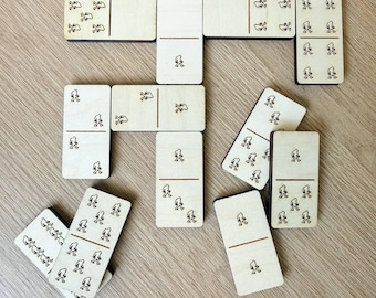 Bigfoot Wooden Domino Game Set | Bigfoot Game