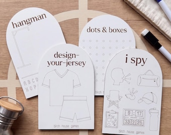 Sports Sideline Dry Erase Busy Bag | Sports Games
