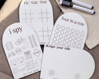 Road Trip Dry Erase Busy Bag | Kids Car Travel Games