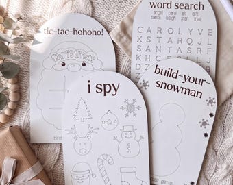 Christmas Dry Erase Busy Bag | Kids Holiday Games