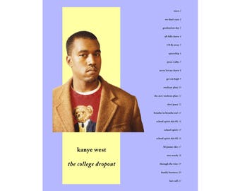 The College Dropout - Kanye West Minimalist Poster