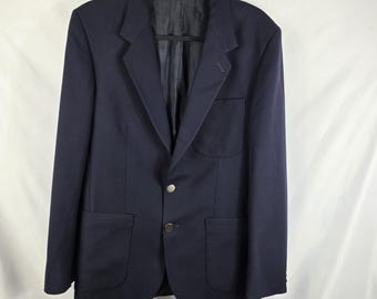 Vintage Men's Dunn & Co Superfine Worsted Wool Blazer Jacket Size 40 Regular