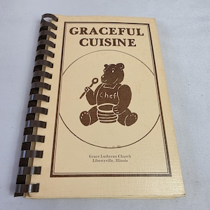 Vintage Church Cookbook Grace Lutheran Church Libertyville Illinois
