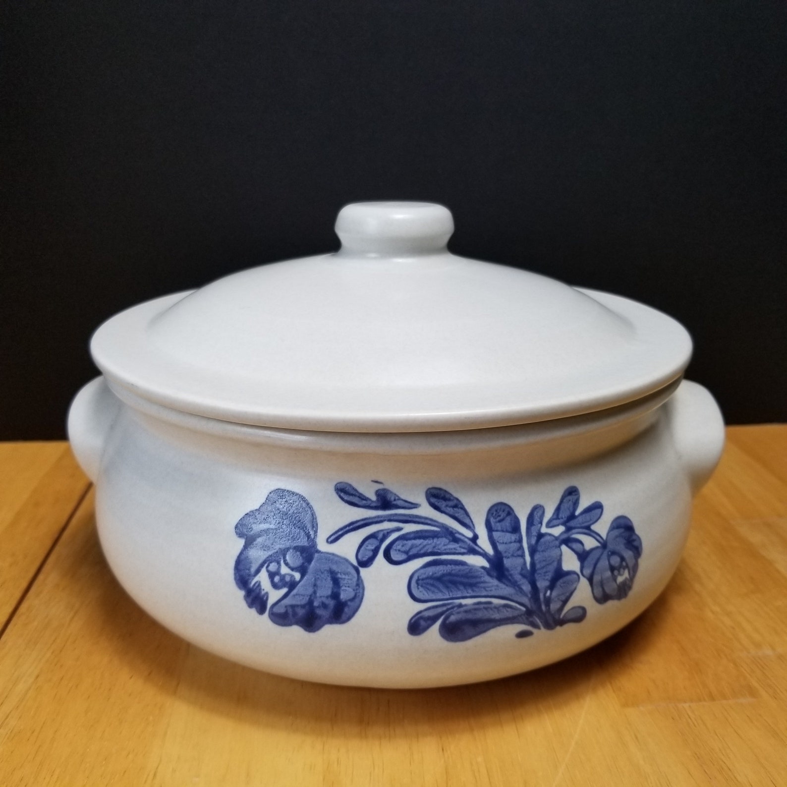 Pfaltzgraff Yorktowne Covered Casserole Dish with Lid Blue Etsy