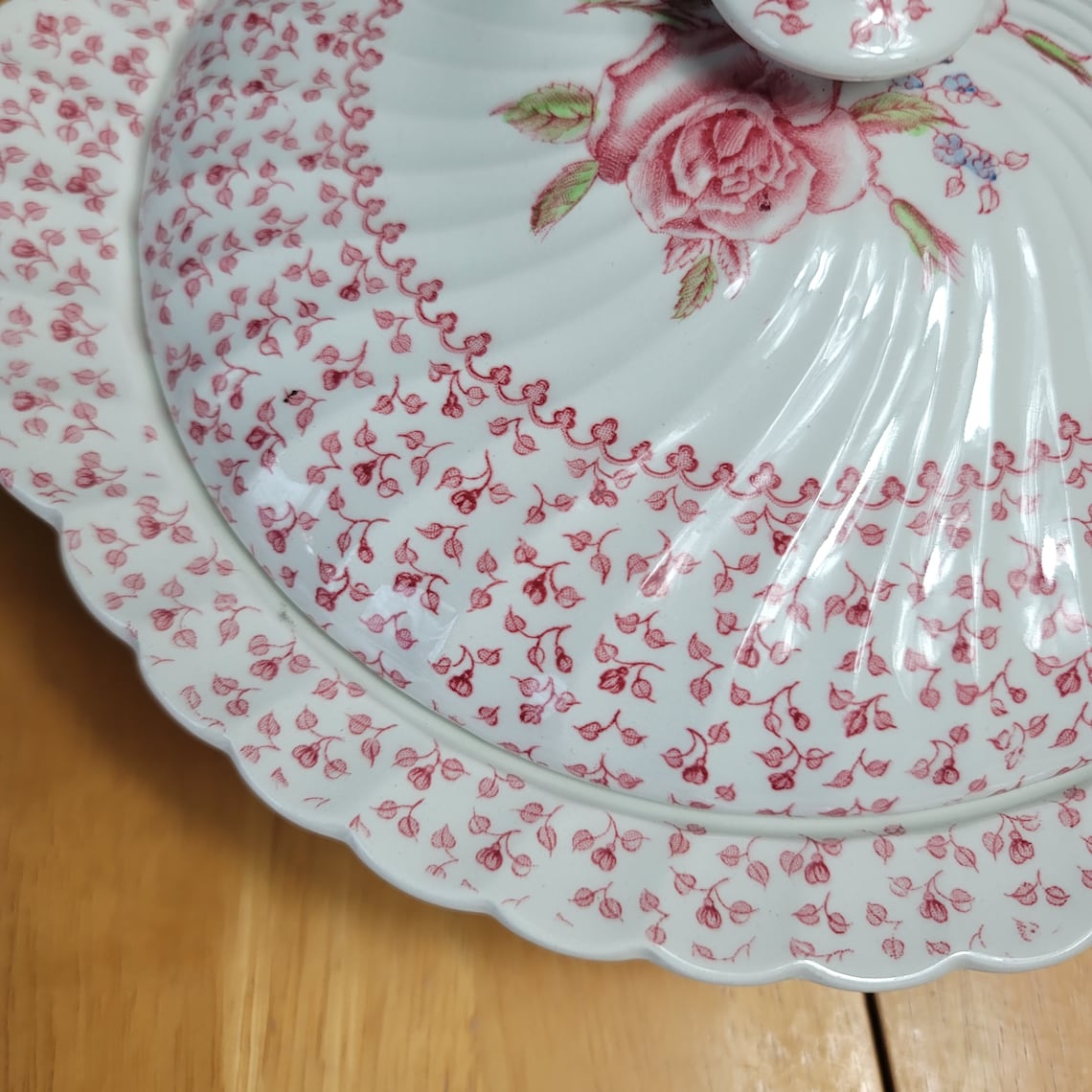 Johnson Brothers Rose Bouquet Pink Covered Vegetable Bowl Etsy