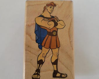 Vintage Rubber Stampede Rubber Stamp Disney Hercules A1619E