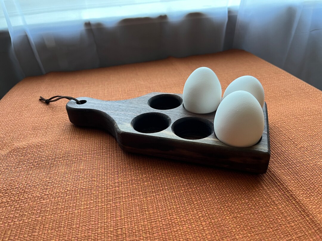 Egg Tray, Egg Holder, Handmade, Farm Fresh Eggs, Rustic, Countertop