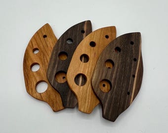 Handmade Walnut Herb Stripper, Kitchen Utensil