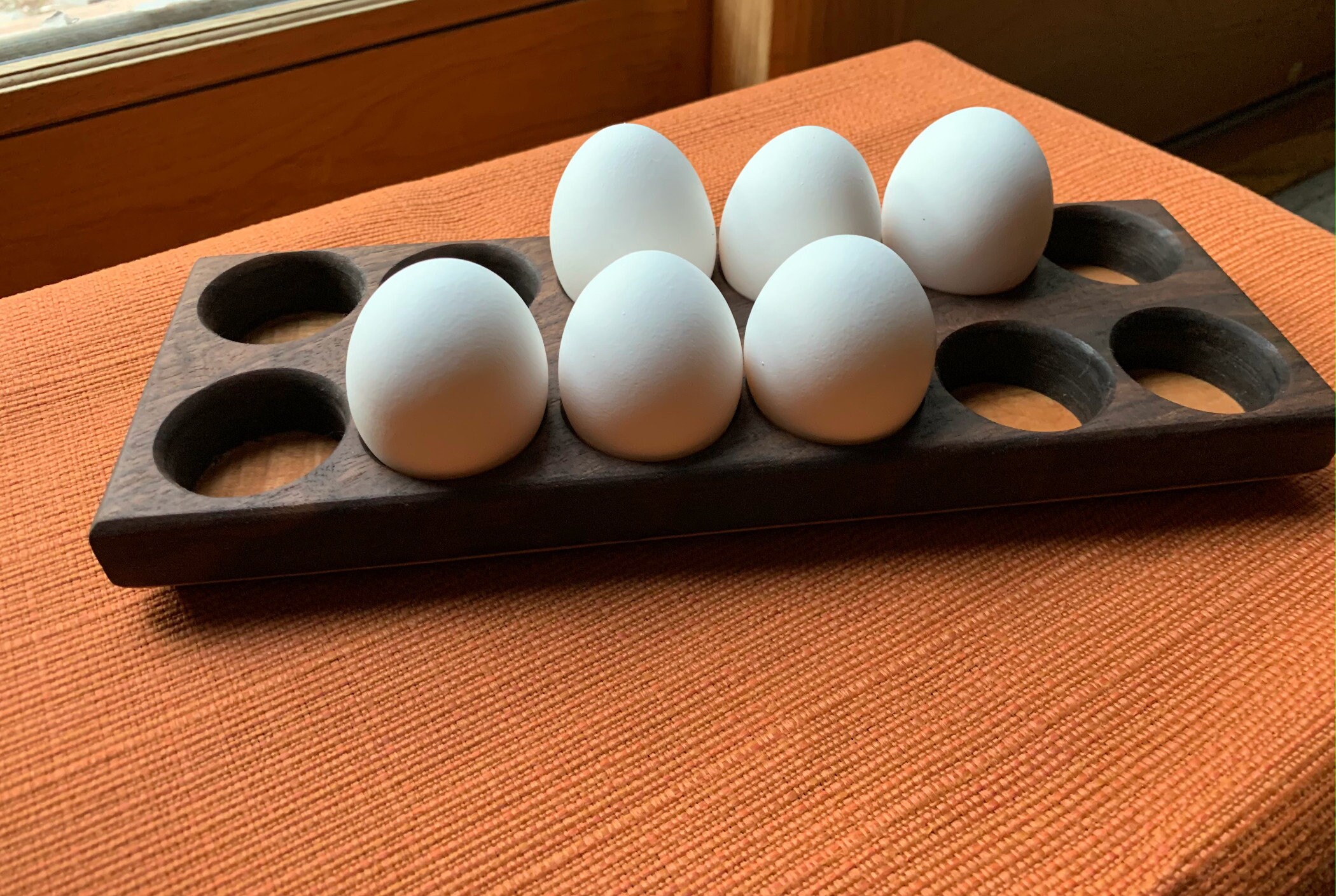 Modern Egg Basket Display Tray Holder for Gathering Fresh Eggs