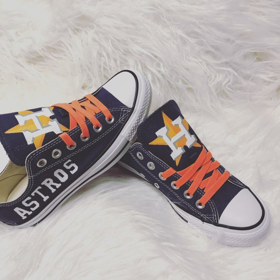 orange astros converse