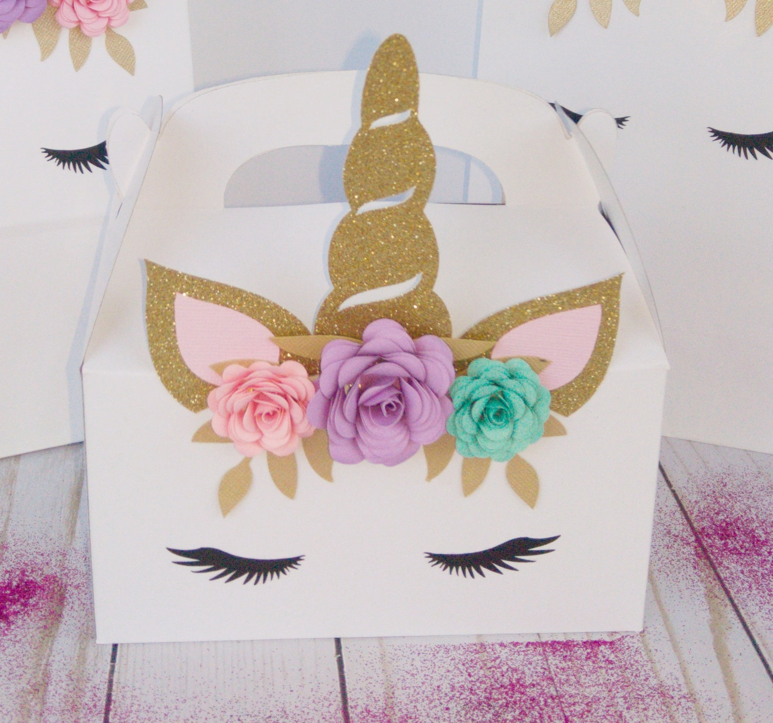 Unicorn Favor Box Unicorn Party Favor Unicorn Birthday Party Etsy