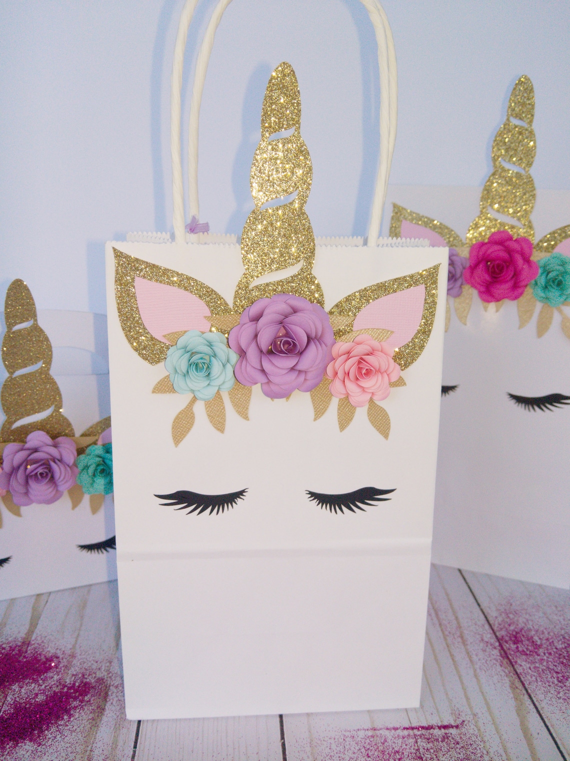 Unicorn Favor Bag Unicorn Party Favor Unicorn Birthday Party Etsy