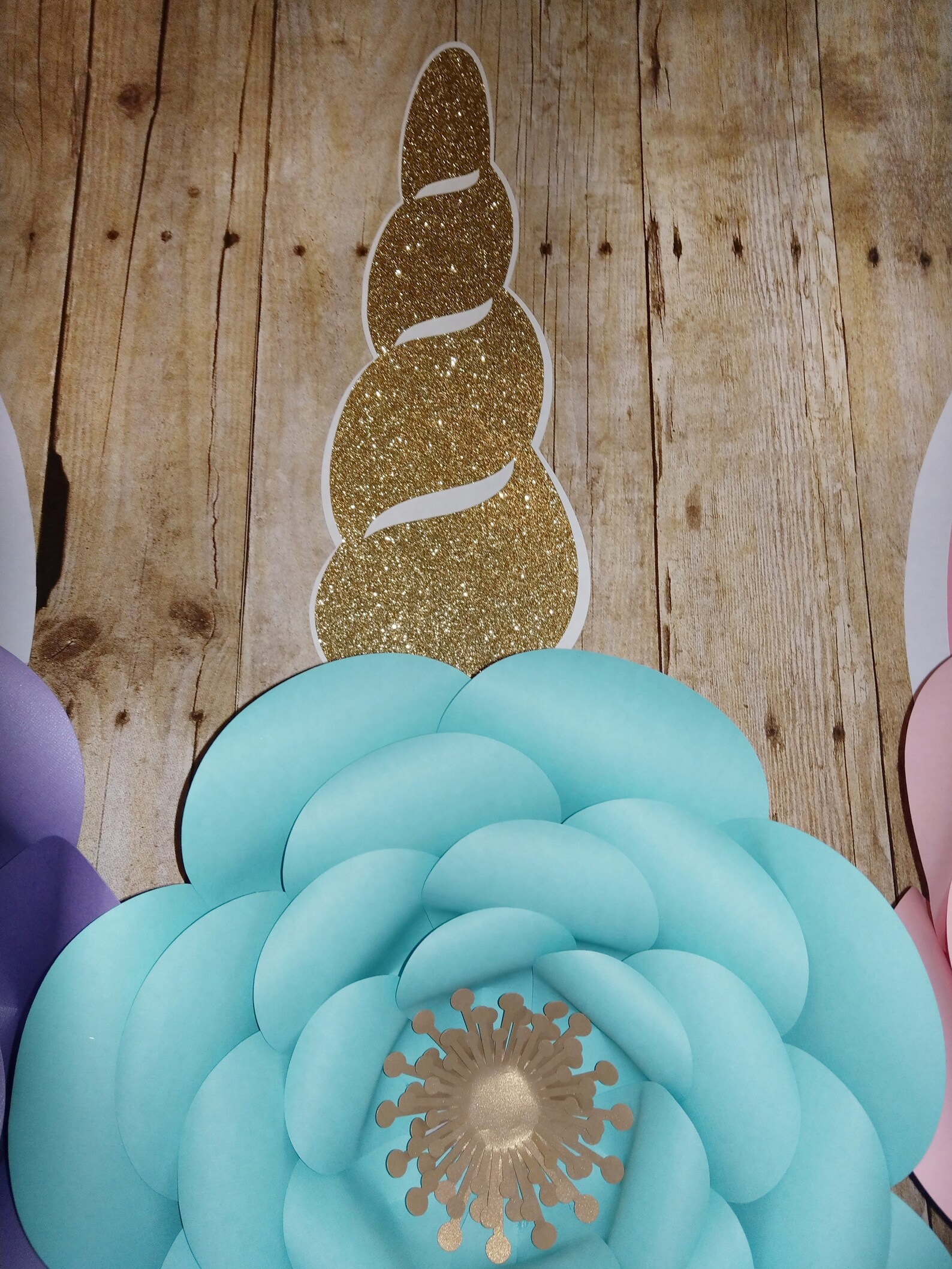 Unicorn Wall Decor Backdrop Unicorn Party Decorations Etsy