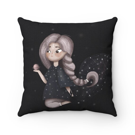 The World Is Yours Spun Polyester Square Pillow