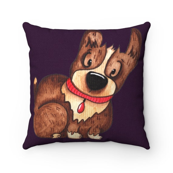 Red Rover Spun Polyester Square Pillow