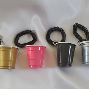 12 Customizable/Personalized Shot Glass bracelets - 12 Wristlet Disposable Solo Cup Shots