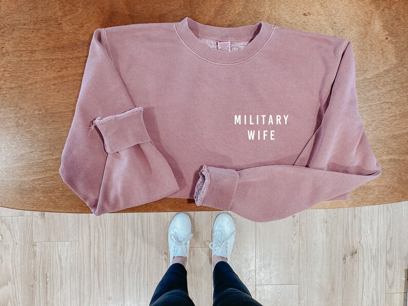 The Military Wife Sweatshirt Army Wife Sweatshirt Wifey Shirt Air Force Wife