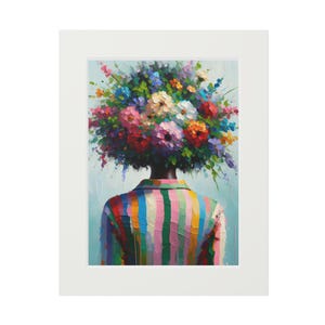 Fine Art Prints, African American Art, Black Woman, Afro Art, DIGITAL ART, Graceful Black Art Print