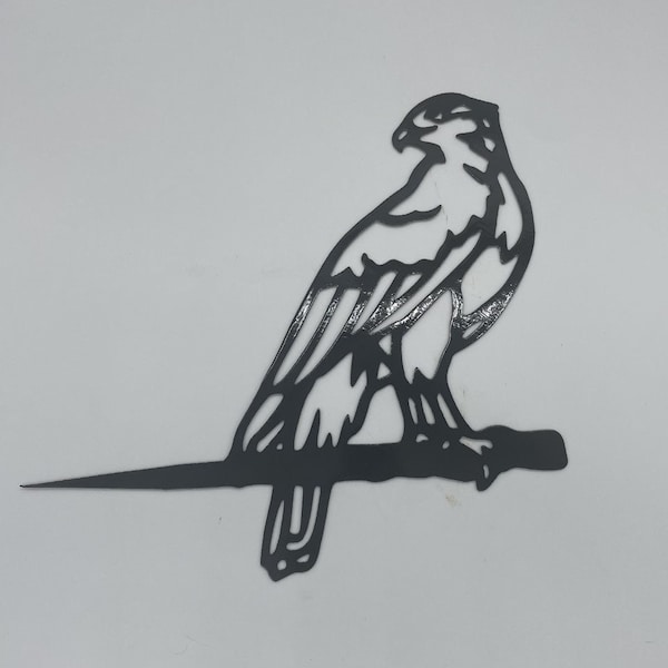 Metal Hawk Yard Art - Etsy