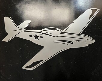 Decoración de pared de acero P-51