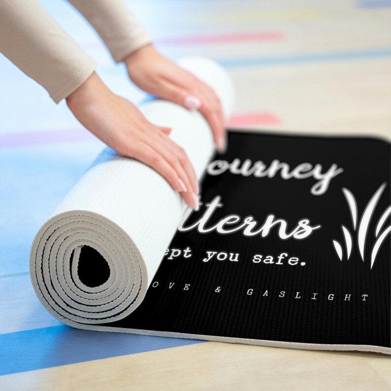 Inspirational Quote Yoga Mat image 5