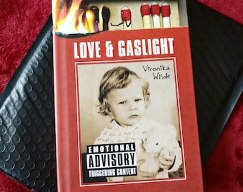 SIGNED BY AUTHOR - Love and Gaslight Hardcover - Feminist Poetry Book - Vironika Wilde