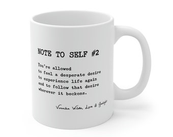 Self-Confidence Mug - Inspirational Self-Love Poetry - Powerful Words - Vironika Wilde