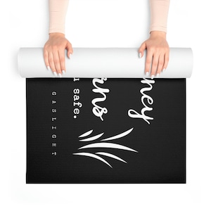 Inspirational Quote Yoga Mat