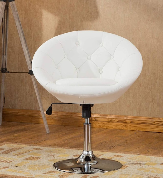 white vanity chair home depot