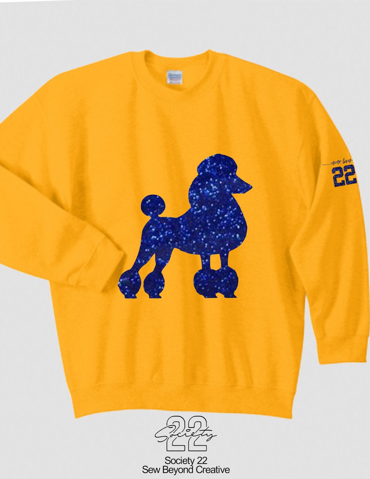 Poodle Sweatshirt - Etsy