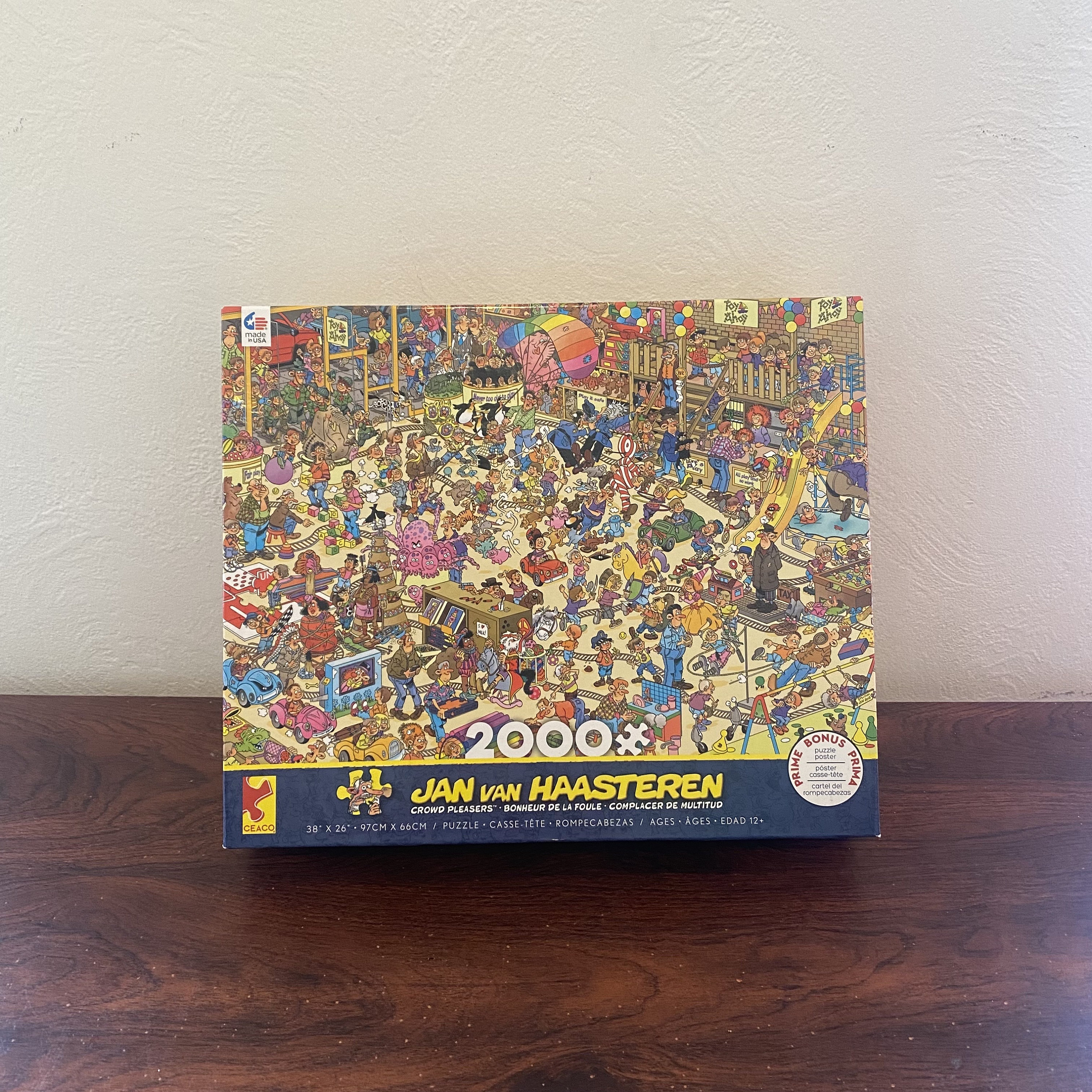 Jan Van Haasteren クリスマスギフト 2イン1 ジグソーパズル (2 x 1000
