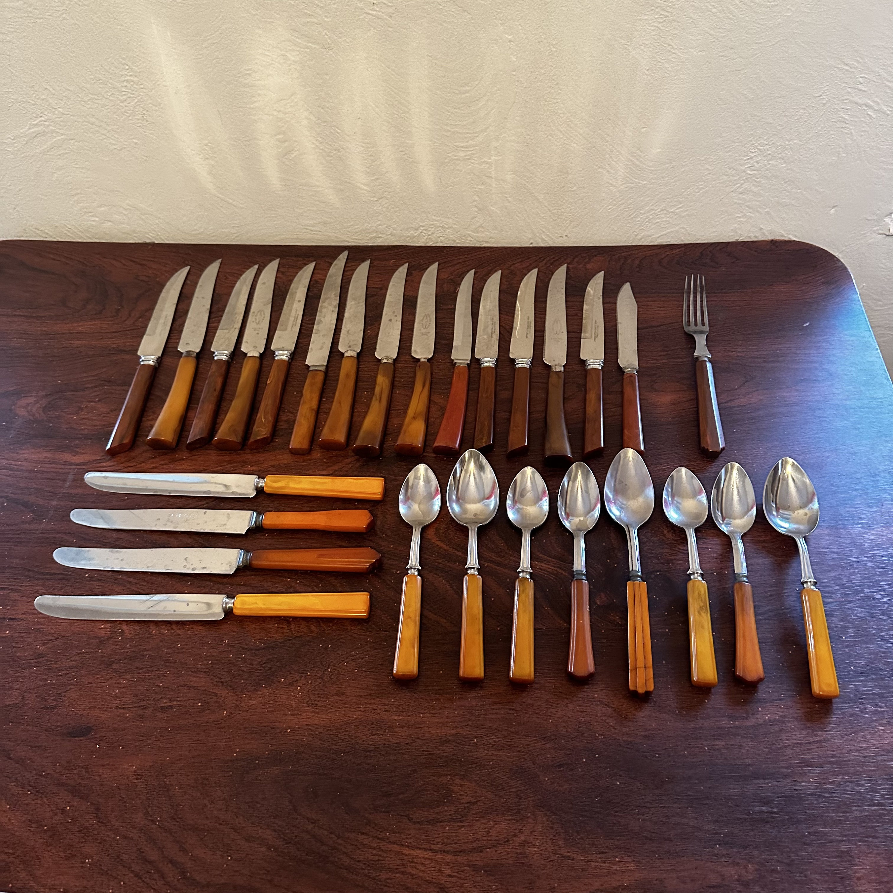 ベークライト アメリカンビンテージ フォーク&スプーン、ナイフ