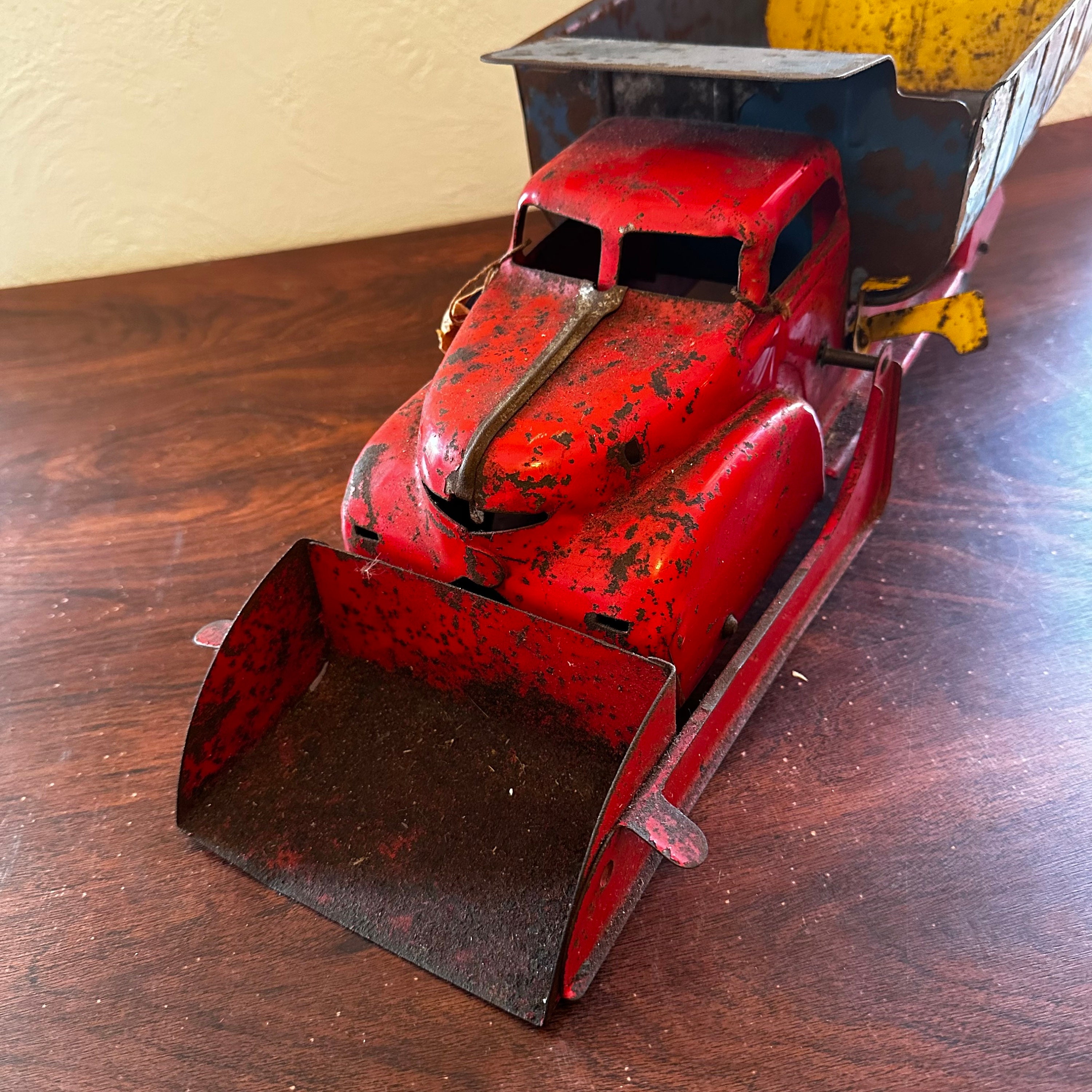 Vintage 1930's Marx Toys Pressed Steel Lumar Contractors