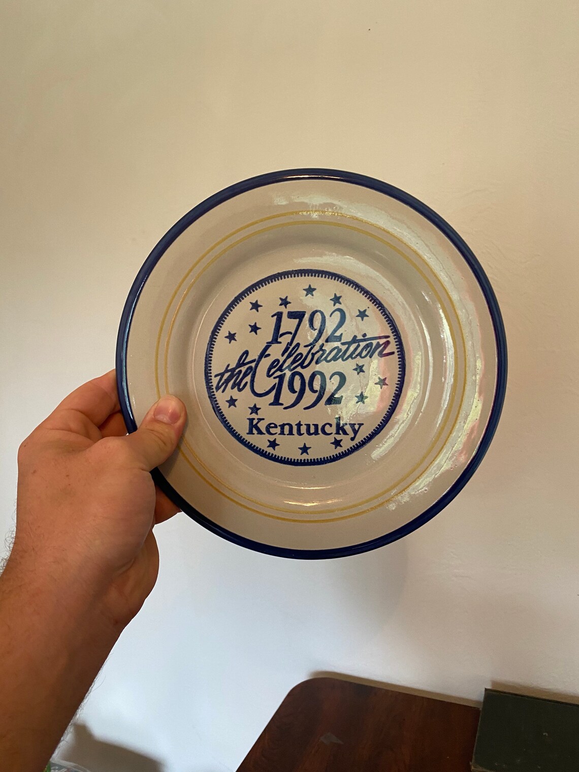 Vintage Louisville Stoneware 17921992 Kentucky Statehood Etsy