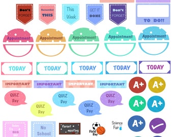 Digital Planner Stickers for Teachers