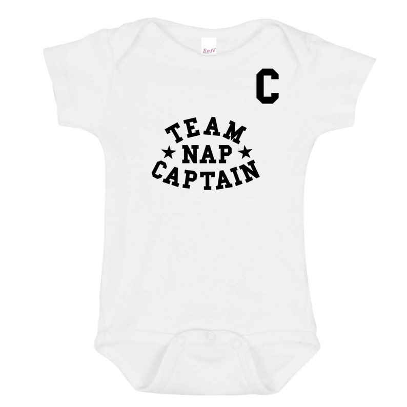 Team Nap Captain Sports Baby Onesies Nap Shirt