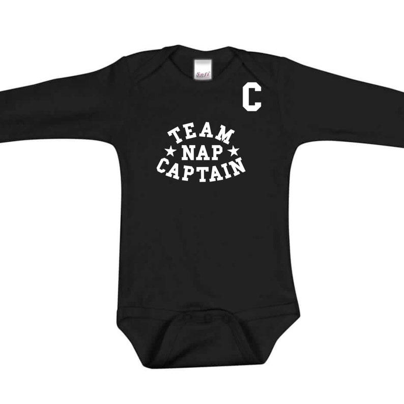 Team Nap Captain Sports Baby Onesies Nap Shirt