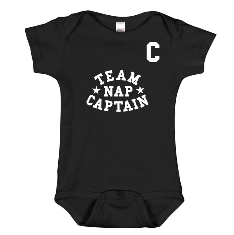 Team Nap Captain Sports Baby Onesies Nap Shirt