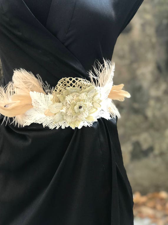 boho bridal belt
