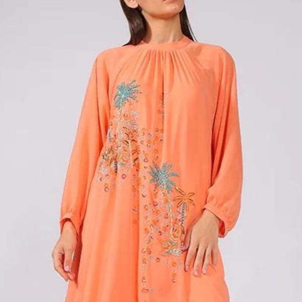 Wine Designer Pakistani Semi-Stitched Anarkali Dress With Embroidery Work