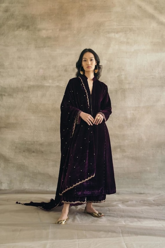 Christmas ,eid ,diwali Festive Winter Velvet Dresses Collection--purple Silk Velvet Suit Set - Etsy Christmas ,eid ,diwali Festive Winter Velvet Dresses Collection--purple Silk Velvet Suit Set - Etsy
