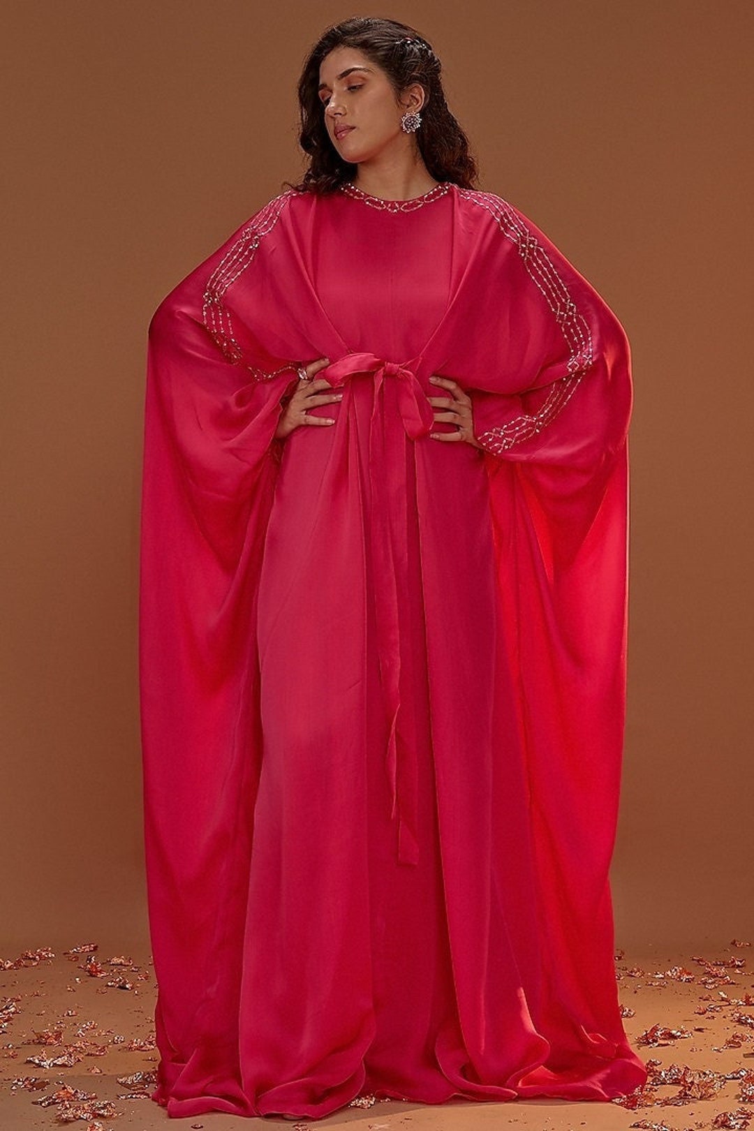 Organza Satin Kaftan